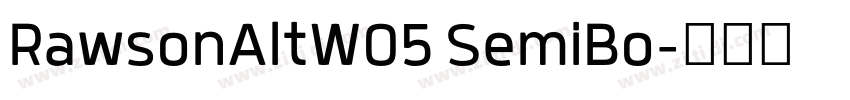 RawsonAltW05 SemiBo字体转换